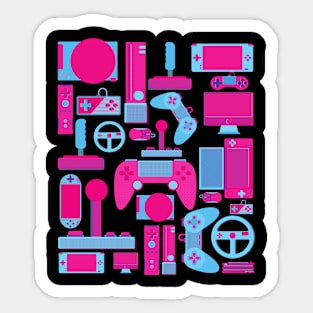 Gamer Pattern Sticker